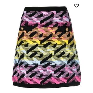 Versace knit skirt